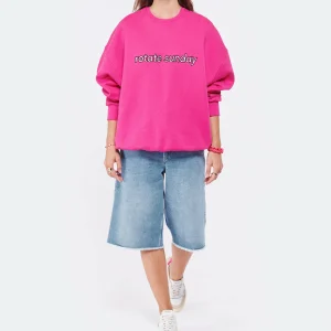 ROTATE Sweatshirt Iris Coton Fuchsia 13