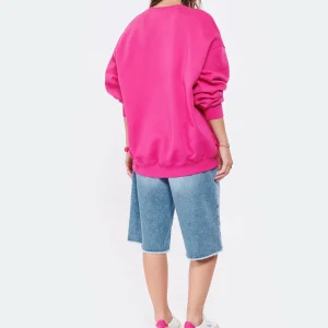 ROTATE Sweatshirt Iris Coton Fuchsia 15