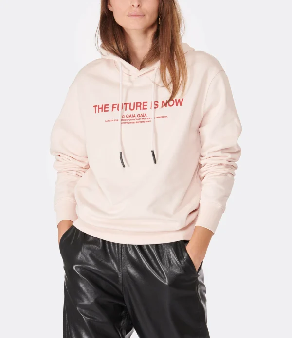 GAÏA GAÏA Sweatshirt Hoodie Loose Fit Cybele Coton Rosewater 4