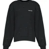 GAÏA GAÏA Sweatshirt Enyo Coton Noir Strass 17