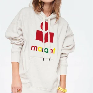 ISABEL MARANT ÉTOILE Sweatshirt Mansel Coton Écru, Capsule Color Playground 11