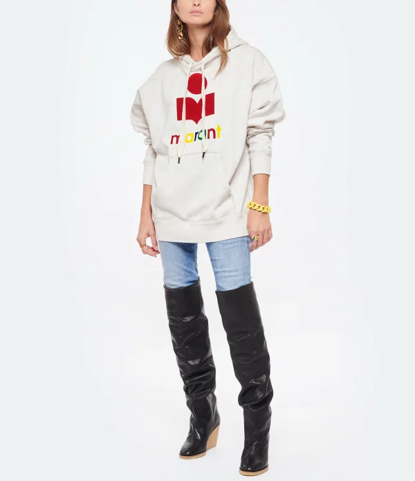 ISABEL MARANT ÉTOILE Sweatshirt Mansel Coton Écru, Capsule Color Playground 5