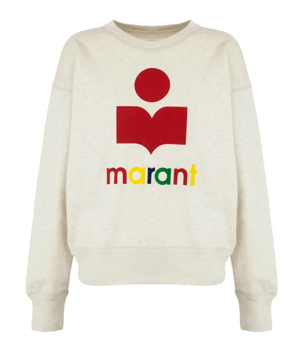 ISABEL MARANT ÉTOILE Sweatshirt Mobyli Coton Écru, Capsule Color Playground 1