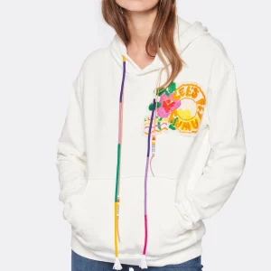 MIRA MIKATI Sweatshirt Hoodie Sydney Coton Blanc 11