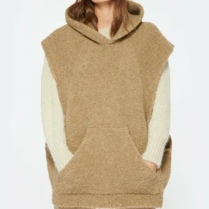 SHERPA Sweat Hoodie Oversized Nyima Alpaga Camel 11