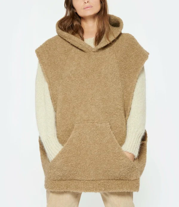 SHERPA Sweat Hoodie Oversized Nyima Alpaga Camel 4