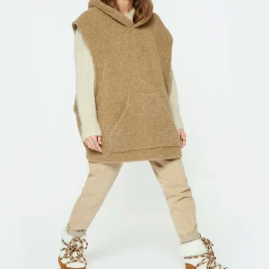 SHERPA Sweat Hoodie Oversized Nyima Alpaga Camel 13