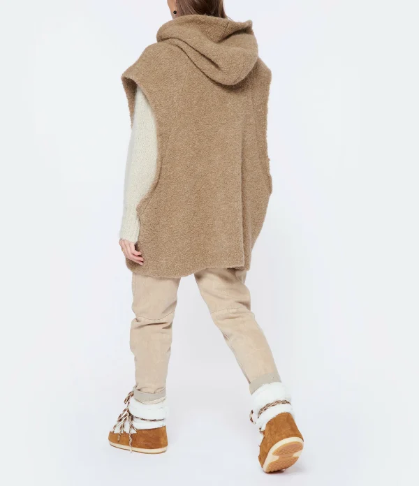 SHERPA Sweat Hoodie Oversized Nyima Alpaga Camel 6