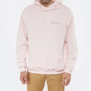 MAISON LABICHE Sweatshirt Unisexe Good Vibe Coton Biologique Rose 20