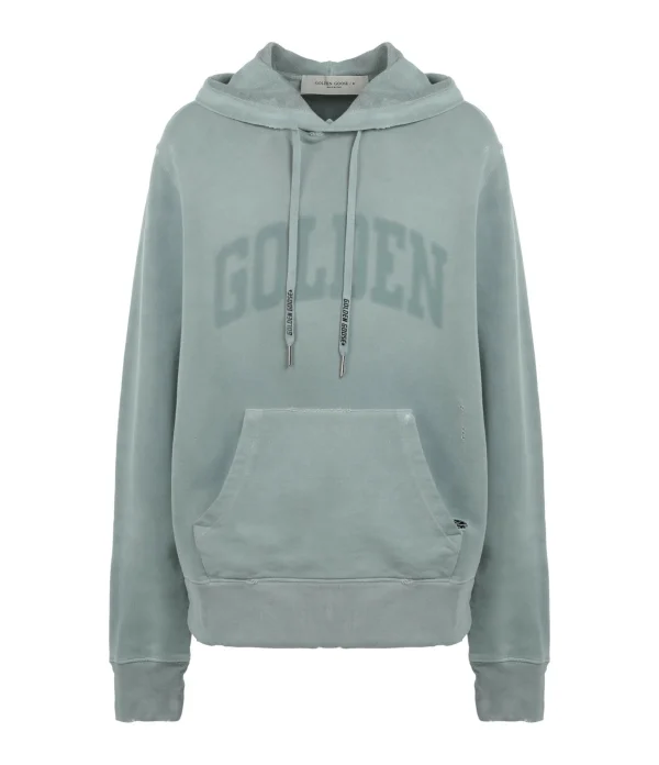 GOLDEN GOOSE Sweatshirt Homme Golden Coton Gris 1