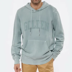 GOLDEN GOOSE Sweatshirt Homme Golden Coton Gris 11