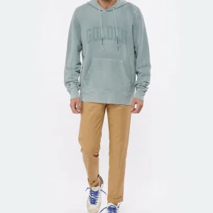 GOLDEN GOOSE Sweatshirt Homme Golden Coton Gris 13