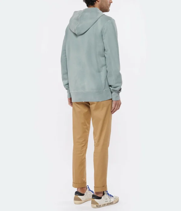 GOLDEN GOOSE Sweatshirt Homme Golden Coton Gris 6