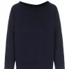 NILI LOTAN Sweatshirt Luka Coton Bleu Marine 17