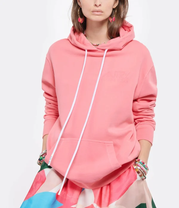 AUTRY Sweatshirt Hoodie Matchpoint Rose 4