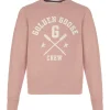 GOLDEN GOOSE Sweatshirt Crew Coton Vieux Rose 19