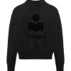 ISABEL MARANT ÉTOILE Sweatshirt Moby Coton Noir Délavé 20