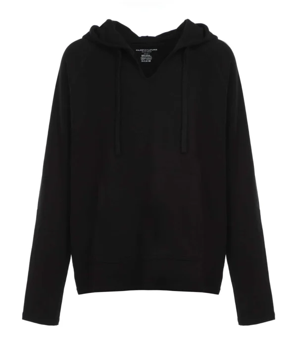 MAJESTIC FILATURES Sweatshirt Hoodie Noir 1