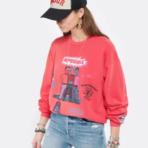 MOTHER Sweatshirt The Drop Square Coton Think Sideways 12