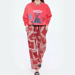 MOTHER Sweatshirt The Drop Square Coton Think Sideways 18