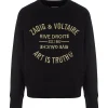 ZADIG & VOLTAIRE Sweatshirt Upper Blason Coton Noir 20