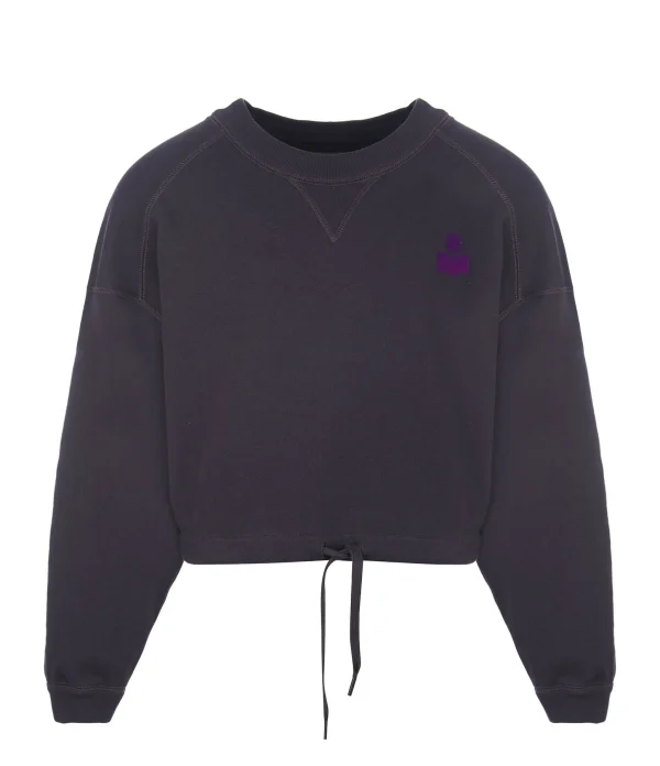 ISABEL MARANT ÉTOILE Sweatshirt Margo Coton Bleu Nuit 1