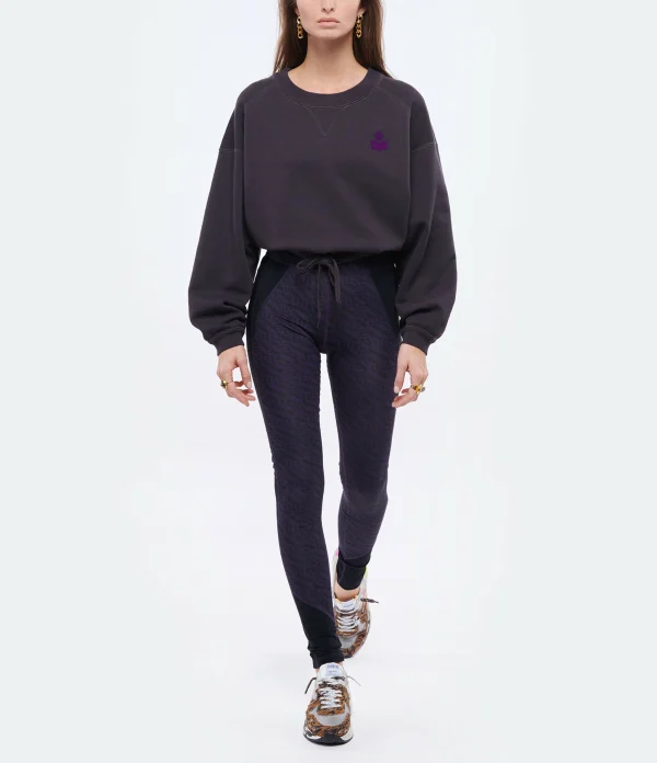 ISABEL MARANT ÉTOILE Sweatshirt Margo Coton Bleu Nuit 5