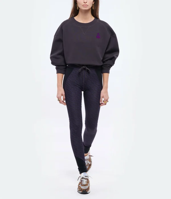 ISABEL MARANT ÉTOILE Sweatshirt Margo Coton Bleu Nuit 7