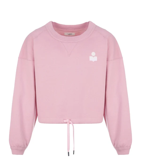 ISABEL MARANT ÉTOILE Sweatshirt Margo Coton Rose Clair 1