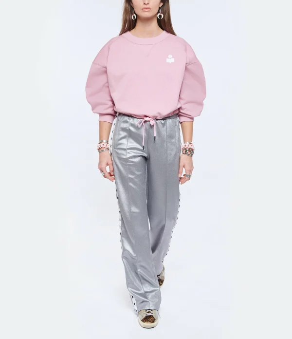 ISABEL MARANT ÉTOILE Sweatshirt Margo Coton Rose Clair 5