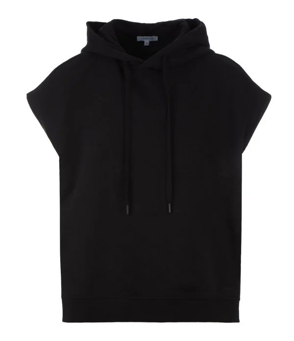 JEANNE VOULAND Sweatshirt Hoodie Sans Manches Gunt Noir 1