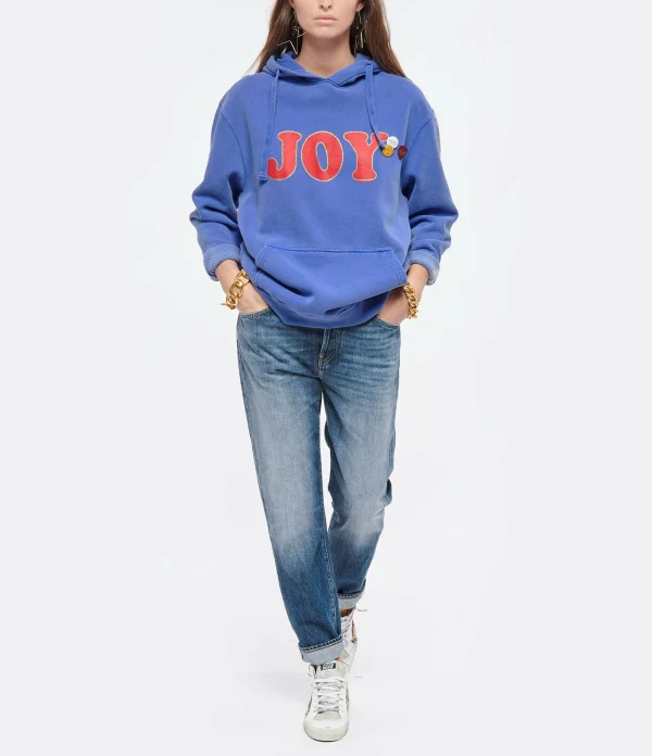 NEWTONE Sweatshirt Jagger Joy Coton Flo Bleu 6