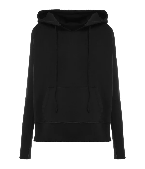 NILI LOTAN Sweatshirt Janie Coton Noir Délavé 1