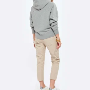 AMI PARIS Hoodie Ami De Cœur Coton Biologique Gris 13