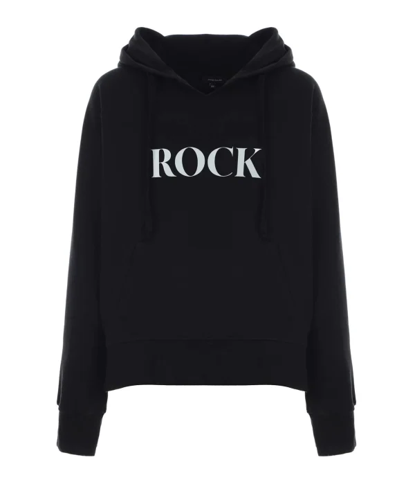 JEANNE VOULAND Sweatshirt Hoodie Edson Coton Noir 1