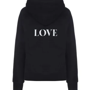 JEANNE VOULAND Sweatshirt Hoodie Edson Coton Noir 11