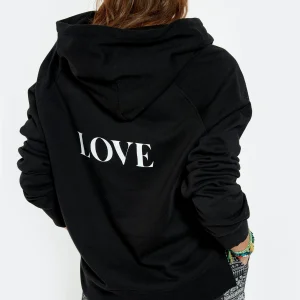 JEANNE VOULAND Sweatshirt Hoodie Edson Coton Noir 17