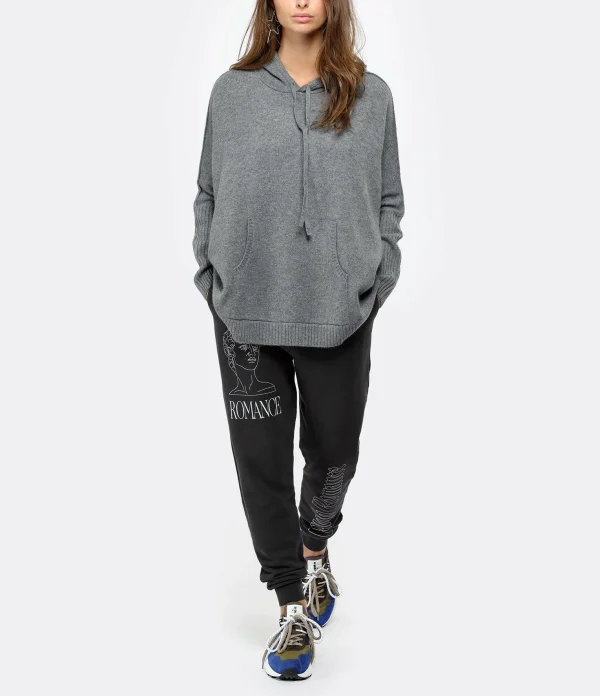 KUJTEN Sweatshirt Reena Oversize Cachemire Gris Flanelle 5