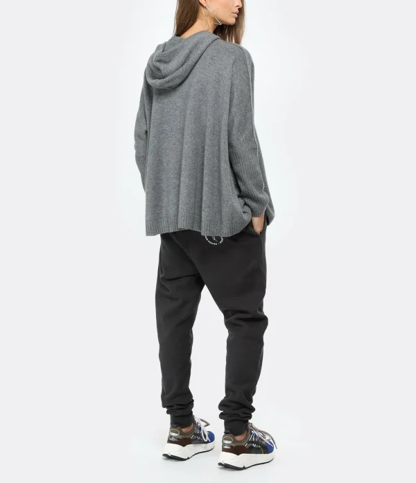 KUJTEN Sweatshirt Reena Oversize Cachemire Gris Flanelle 6