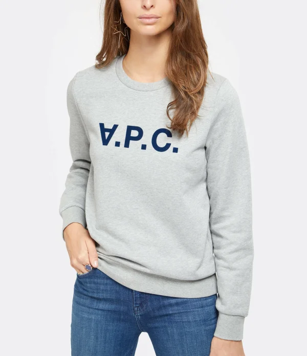 A.P.C. Sweatshirt Viva Coton Gris Chiné 3