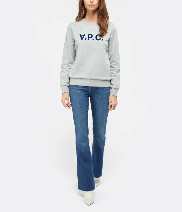 A.P.C. Sweatshirt Viva Coton Gris Chiné 4