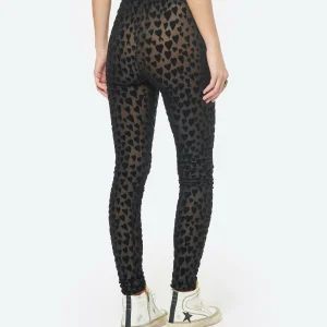 AMI PARIS Legging Ami De Cœur Coton Noir 15