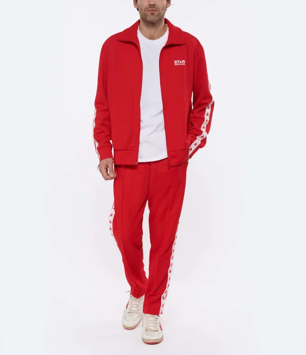 GOLDEN GOOSE Veste Homme Denis Étoile Rouge 6