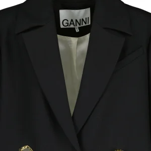 GANNI Veste Summer Noir 10