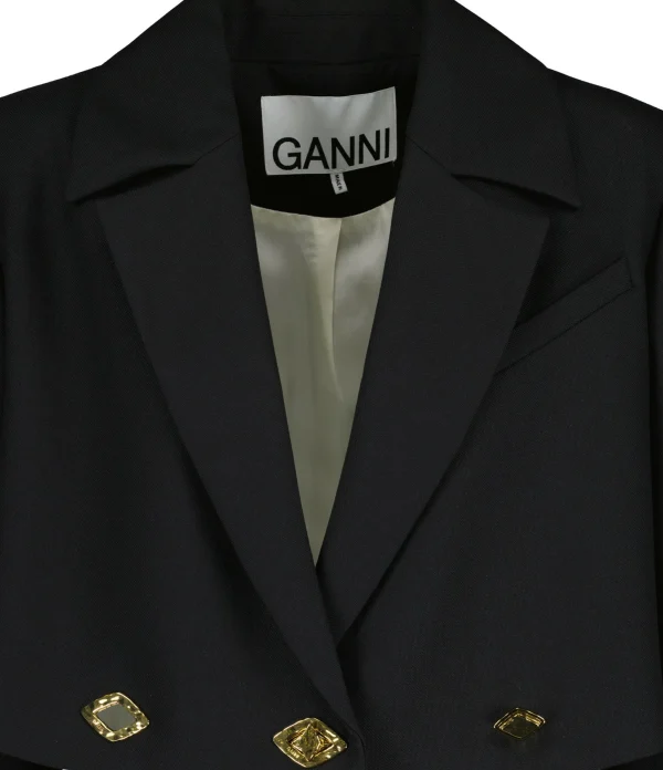 GANNI Veste Summer Noir 3