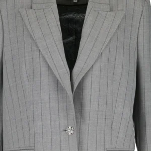 OUD Veste Blazer Sonia Laine Rayures Gris 9