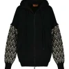 MISSONI Gilet Capuche Zip Coton Noir 19