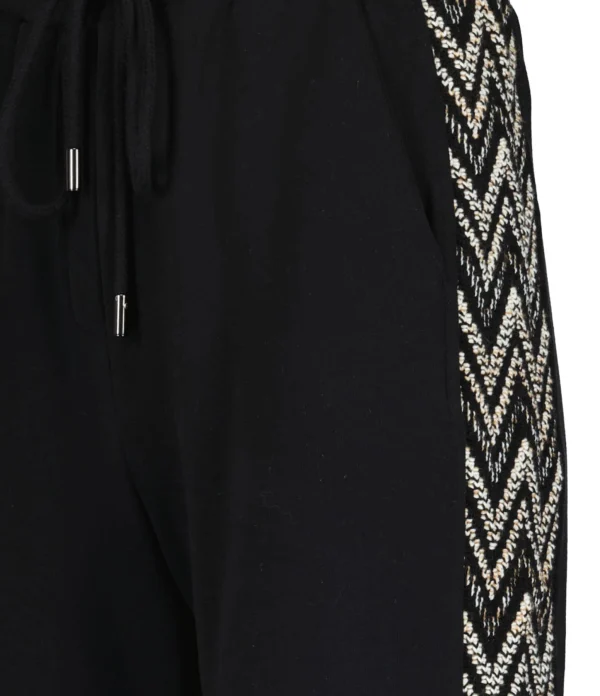 MISSONI Pantalon Large Coton Noir 3