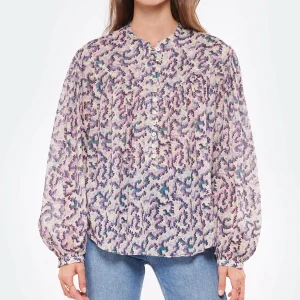 ISABEL MARANT ÉTOILE Blouse Salika Coton Organique Rose 11