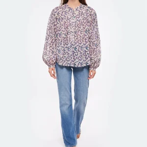 ISABEL MARANT ÉTOILE Blouse Salika Coton Organique Rose 13